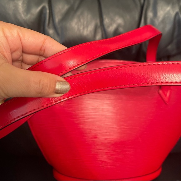 100% GUARANTEED AUTHENTIC Louis Vuitton Saint Jacques Epi Leather GM - Picture 5 of 10